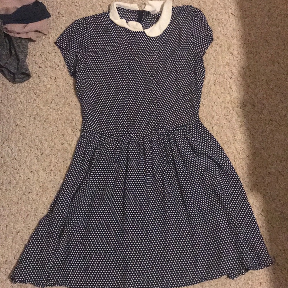 Polka dotted dress